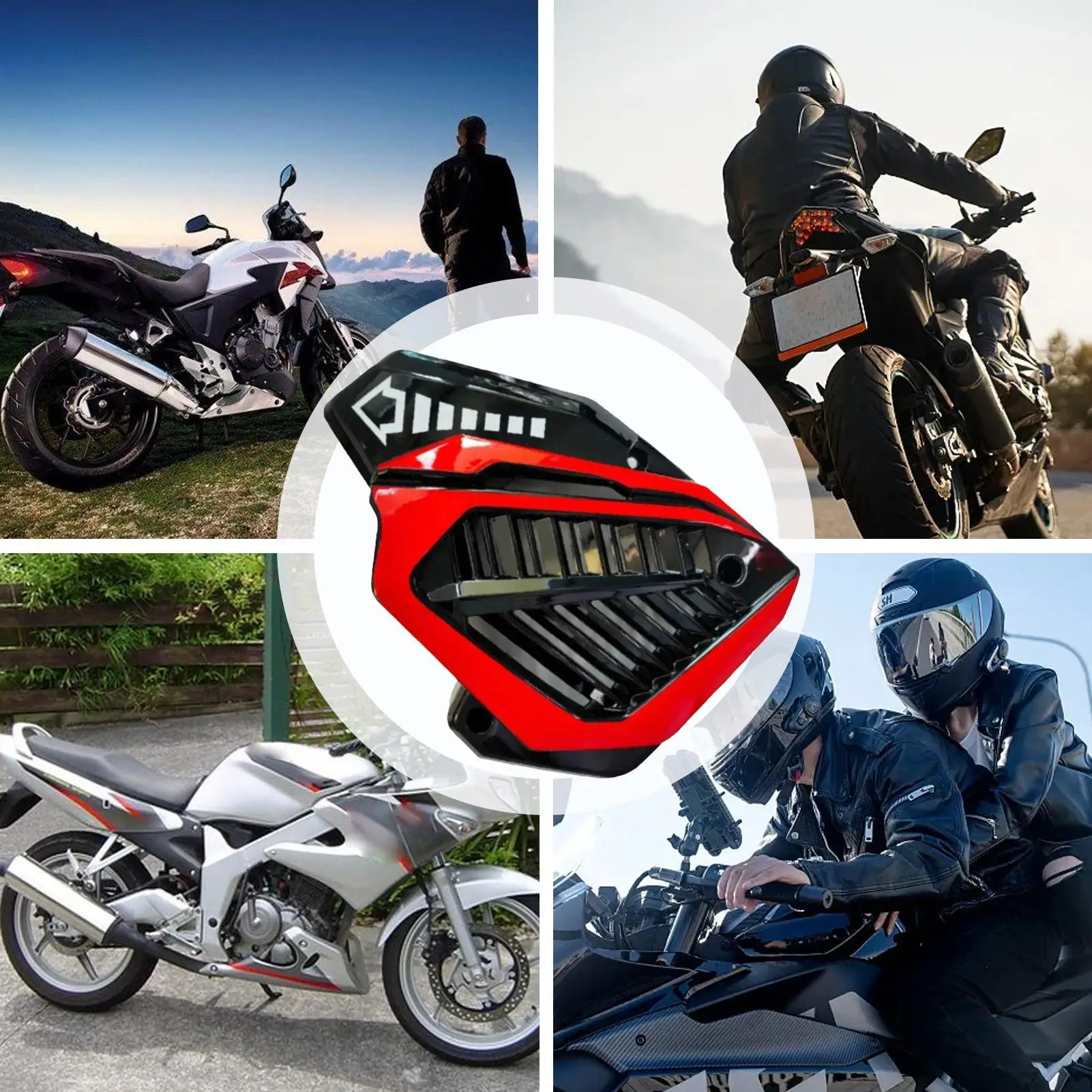 Motorcycle Tank Cover Radiator Protection Motorcycle Modification Accessories for Maintenance Cooling System Protection