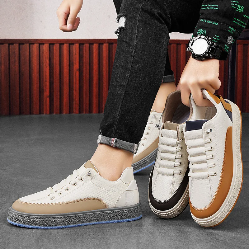 2024 Sneakers da uomo scarpe Casual di marca di lusso scarpe da passeggio traspiranti per uomo scarpe da esterno Sneakers stringate Zapatillas Hombre