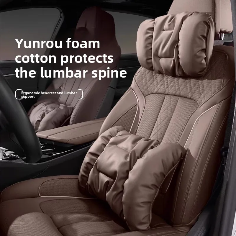 

For Volkswagen Headrests Honda Toyota Lexus Porsche Audi Car Neck Pillow 2025 New Nissan Hyundai Car Seat Waist