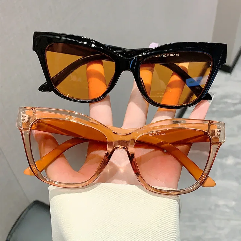 Trendy Vintage Luxury Brand Designer Cat Eye Sunglasses Women For Men Sun Glasses Punk Popular Outdoor Sexy Ladies Shades UV400