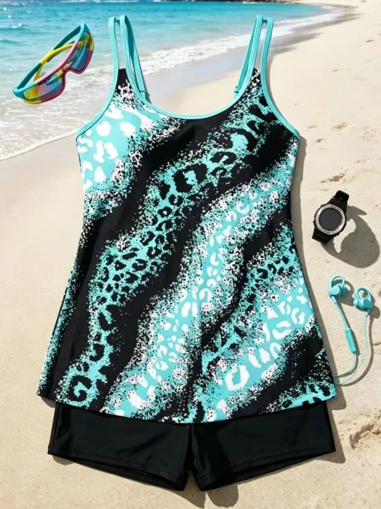 

New Cover Ups Sexy Swimsuit Women Summer Bathing Suit Bikini Set Sleeveless Swimwear Women Beach Swimming Suit For Female