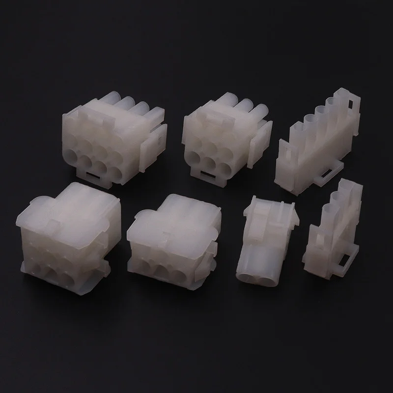 5Pcs 63080 2P/3P/4P/5P/6P/9P/12Pin TE Automobile Elevator Connector Socket 6.3MM Pitch Male Female Plug Air Docking+Terminal