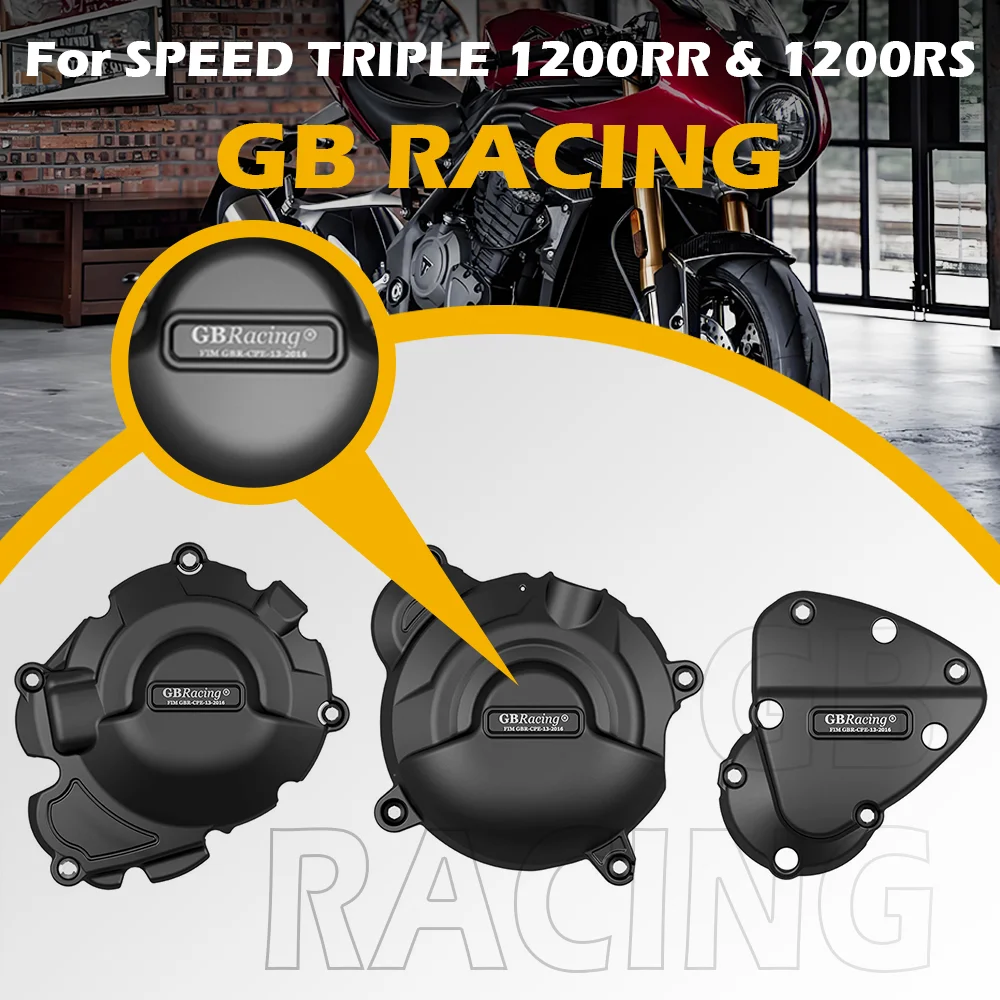 ملحقات الدراجات النارية غطاء المحرك حماية GB Racing لـ TRIUMPH SPEED TRIPLE 1200RR 1200RS 2023 #1