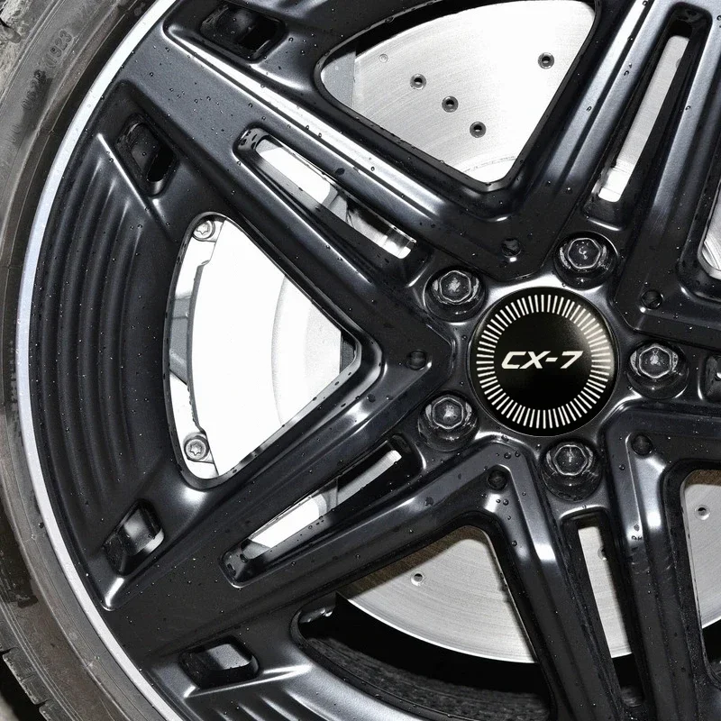 4 قطعة 56/60/65 مللي متر سبيكة سيارة محور عجلات مركز ملصقات لمازدا CX-7 شعار ATENZA CX-3 CX-4 CX-5 CX-9 CX-30 MS MX-5 RX-7 Skyactiv