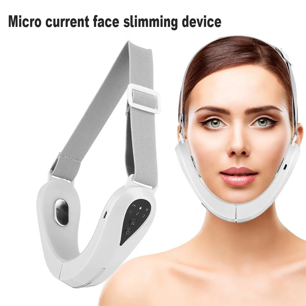 V-Face Beauty Device Micro-current Face Shaping Machine for Facial Lifting and Firming Intelligent Facial Massager USB Charging