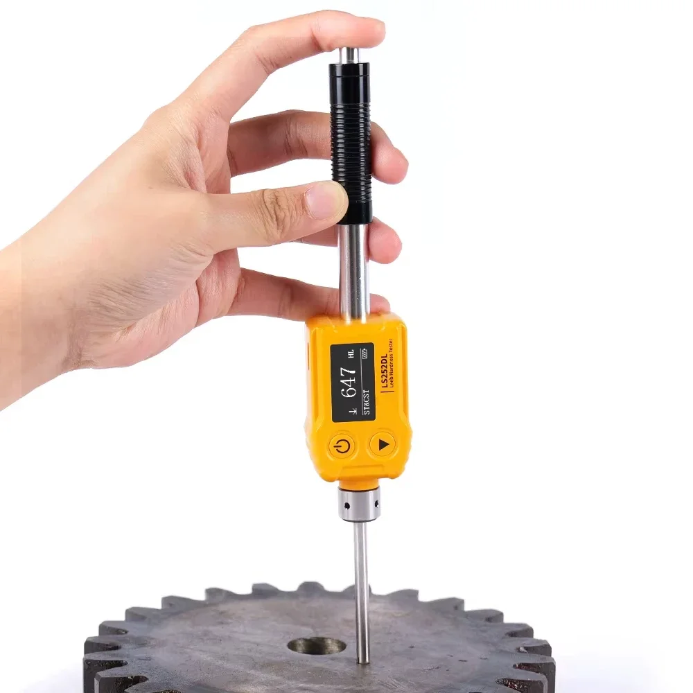 LS252DL Portable Metal Confined Space Leeb Hardness Tester, Digital Durometer, DL Impact Hardness Tester for Metal