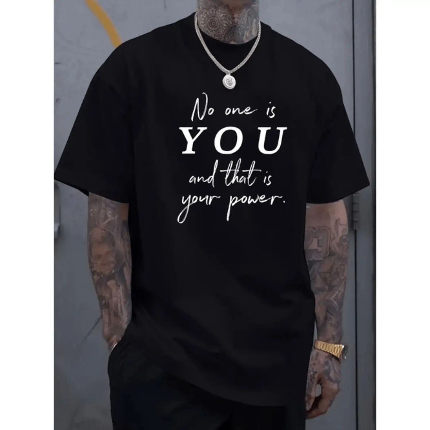 

No One Is YOU And That Is Your Power T-shirt, Inspiring Quote Tee, Men Women Unisex, Motivation Empowerment Gift Top
