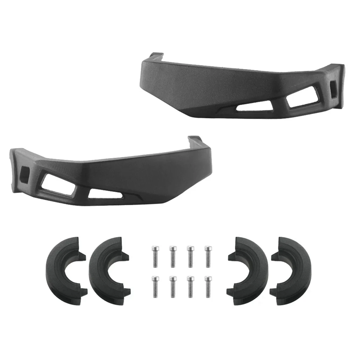 Black Aluminum Handguards Hand Guards Kit for Can-Am Ryker 600 900 Sport & Ryker Rally Edition All Models Accessories