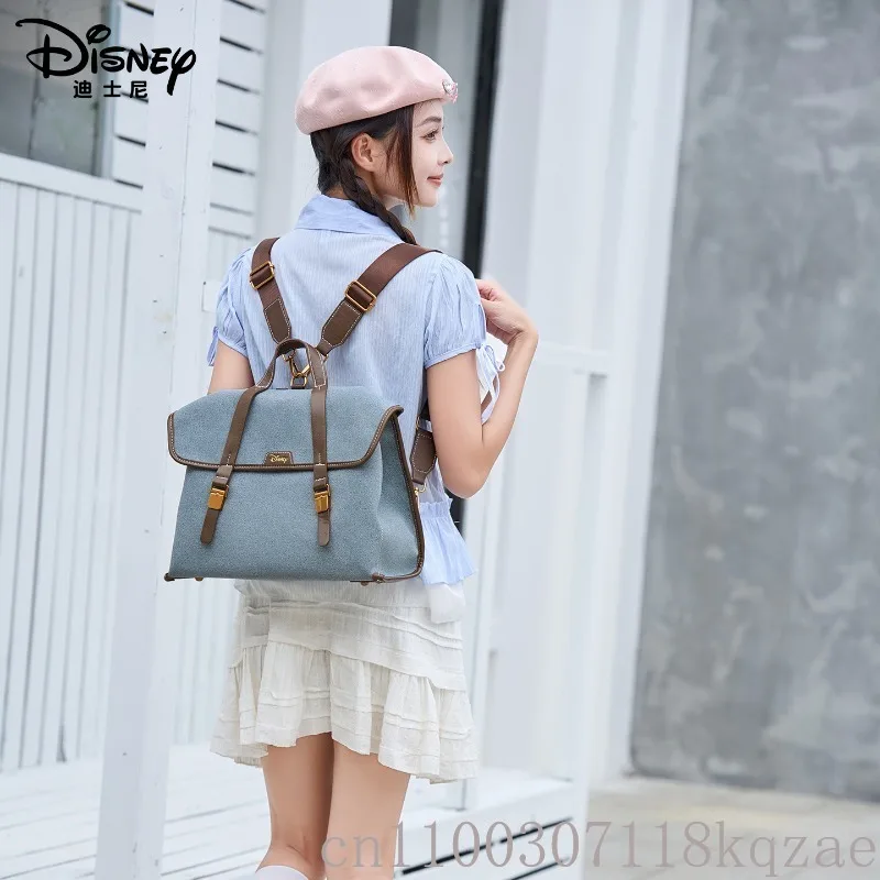Disney Vintage White Backpack Multifunctional Daypack for Women School College Laptop Travel