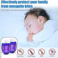 LED electric mosquito killer lamp ultraviolet mosquito killer US/EU Plug plug household LED lamp environmentally friendly safe
