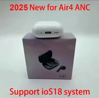 2025 NEW iOS18 ANC Air4 Wireless Bluetooth Headphones with Active Noise Cancelling USB C Type Stereo Sports TWS Earphones