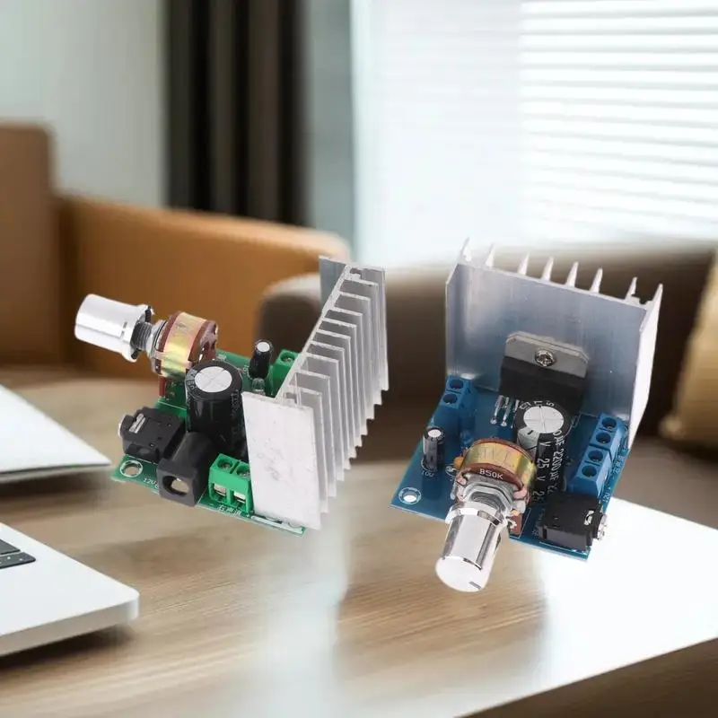 1 個 Tda7297 アンプボードデジタルアンプボードデュアルチャンネルアンプボード完成ノイズなし 12V デュアル 15W