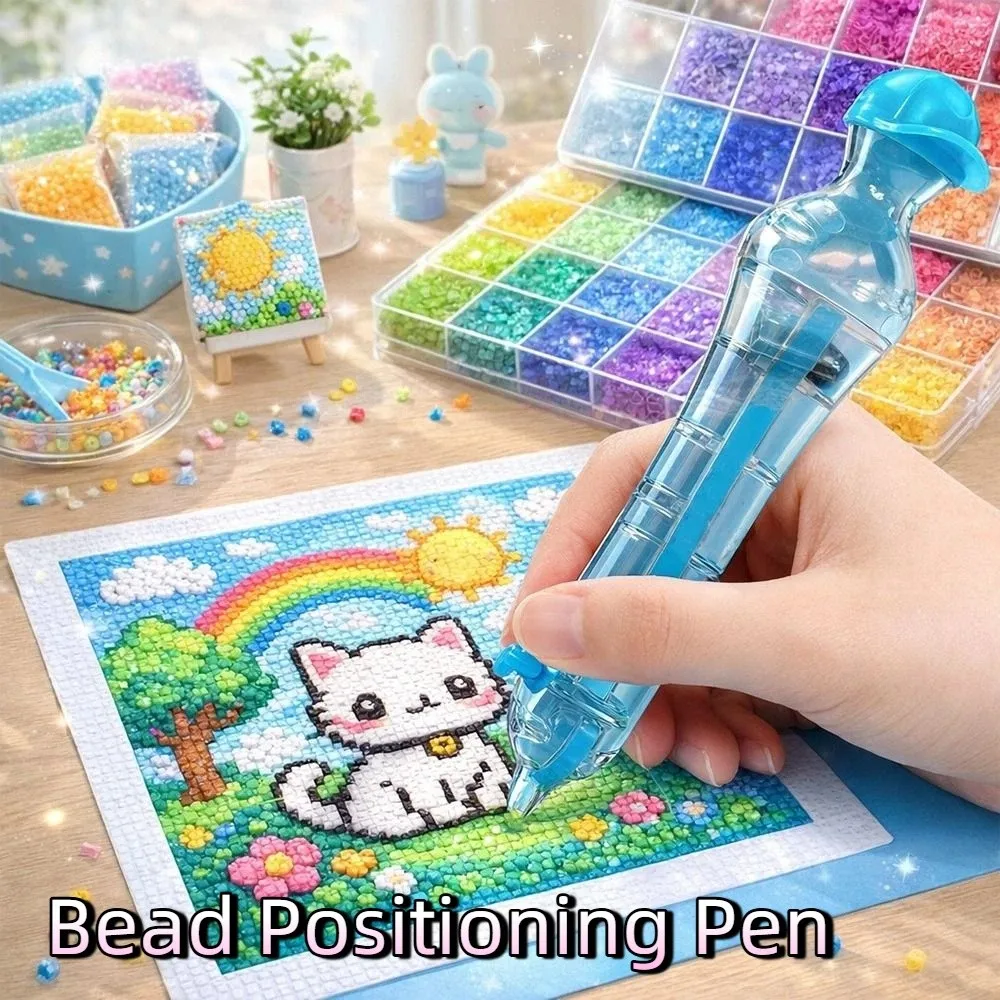 

Автоматическая ручка для расстановки бусин с наконечником 2,6 мм, противоскользящая, с удобным захватом, для пиксельных пазлов и ручной работы