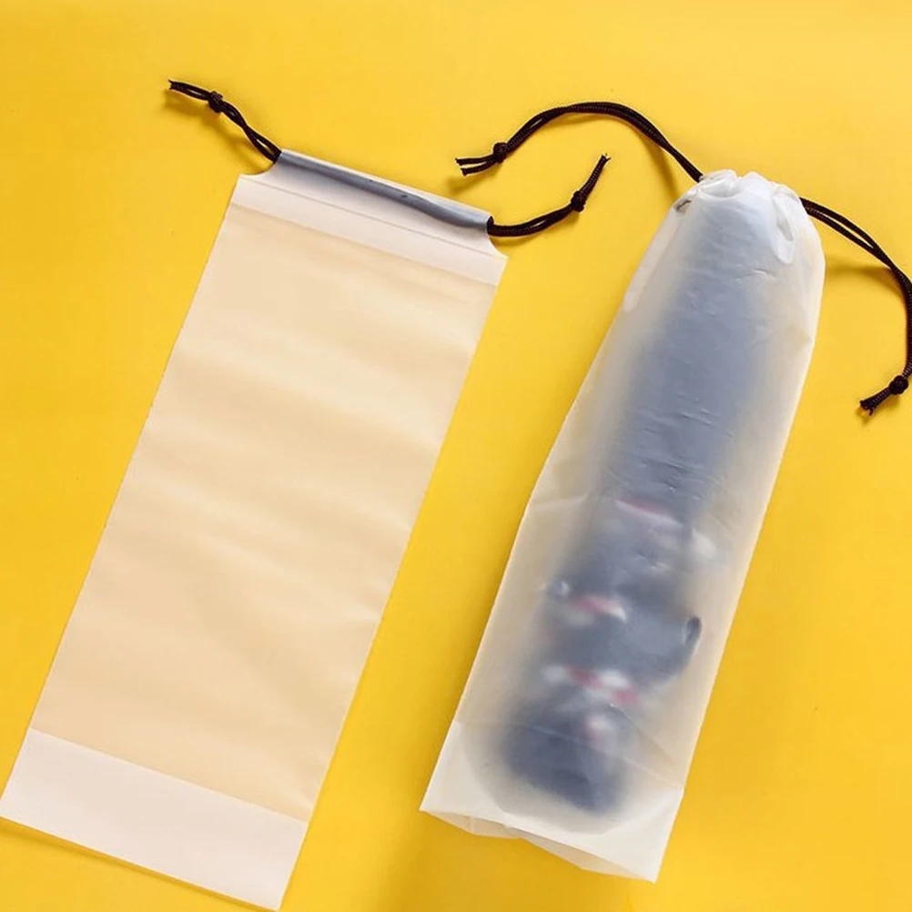 

20pcs Umbrella Storage Bag Portable Drawstring Wet Case for Travel Folding Carrying Lightweight Practical Design Home Daily Use