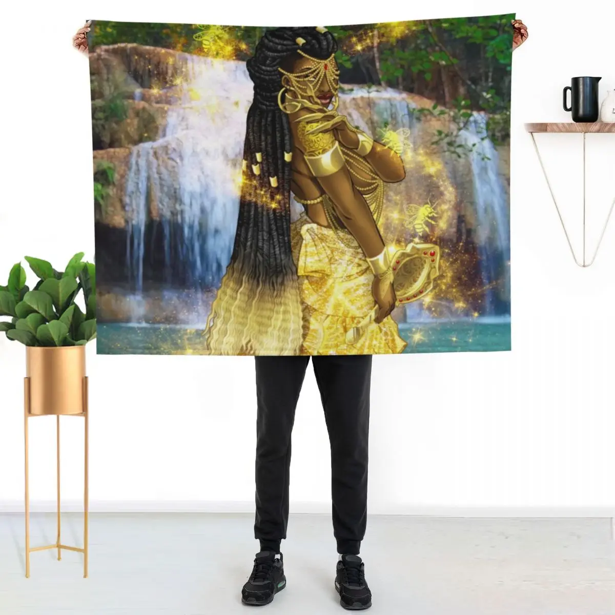 

Oshun Throw Blanket Soft Cozy Blanket for Pet Kids Adults