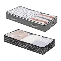 Under Bed Storage Containers Fabric Under Bed Clothes Quilt Organizing Container Dust-proof Drawer-style Storage Box