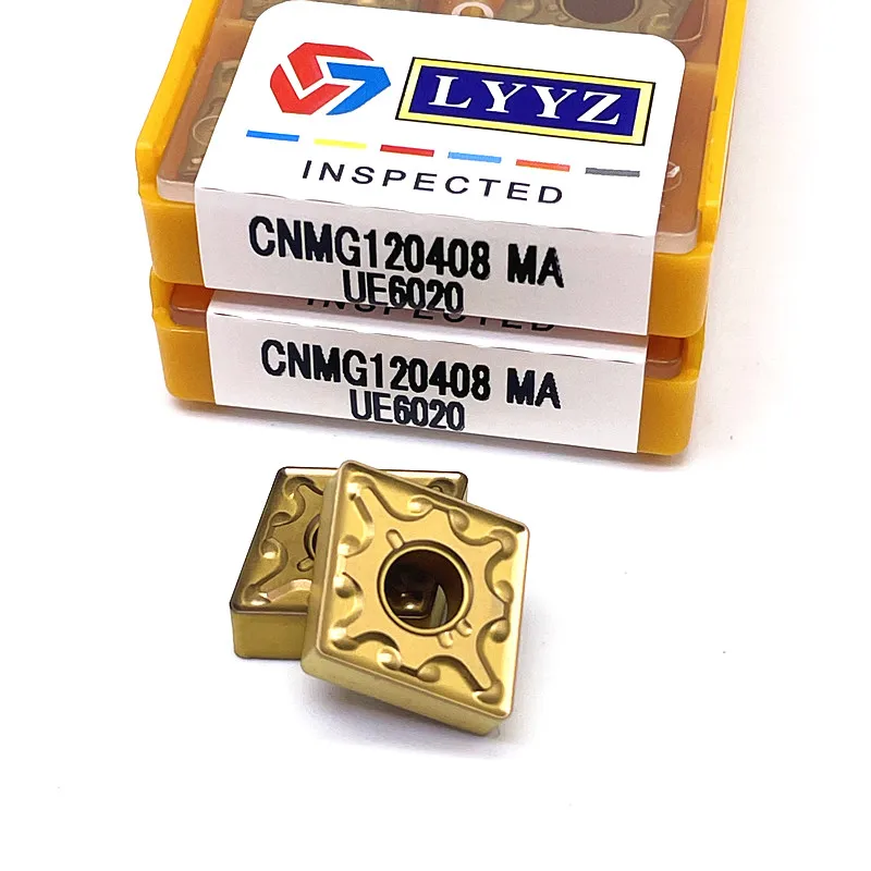 Cnmg120404 cnmg120408 ma vp15tf ue6020 us735 ferramentas de torneamento externo inserções carboneto ferramenta de corte cnc ferramentas torno cortador