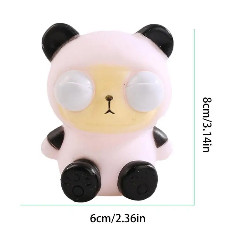 Cute Animal Squeeze Toys Pinch Cute Cartoon Animal Pop-Eyed Squeeze And Stretch Pinch Toy To Relieve Stress Soft And Fun