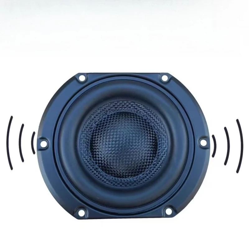 KYYSLB 40-100W 4인치 서브우퍼 스피커 드라이버 유닛 (홈 오디오용 고음질 서브우퍼, 하이파이 서브우퍼, 유리섬유 볼)