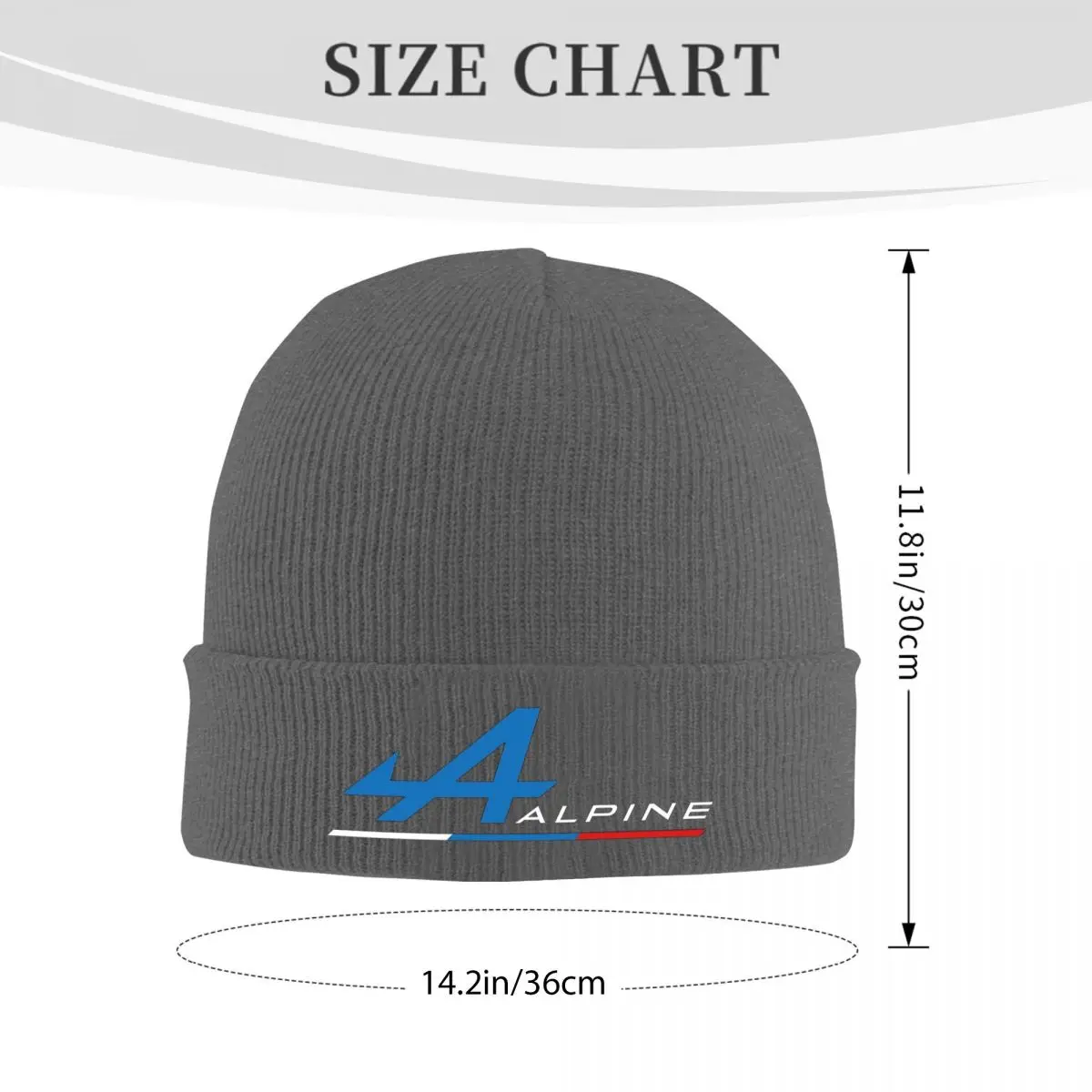 Alpine Team Warm Knitted Cap Hip Hop Bonnet Hat Autumn Winter Outdoor Beanies Hats for Unisex Adult image 2