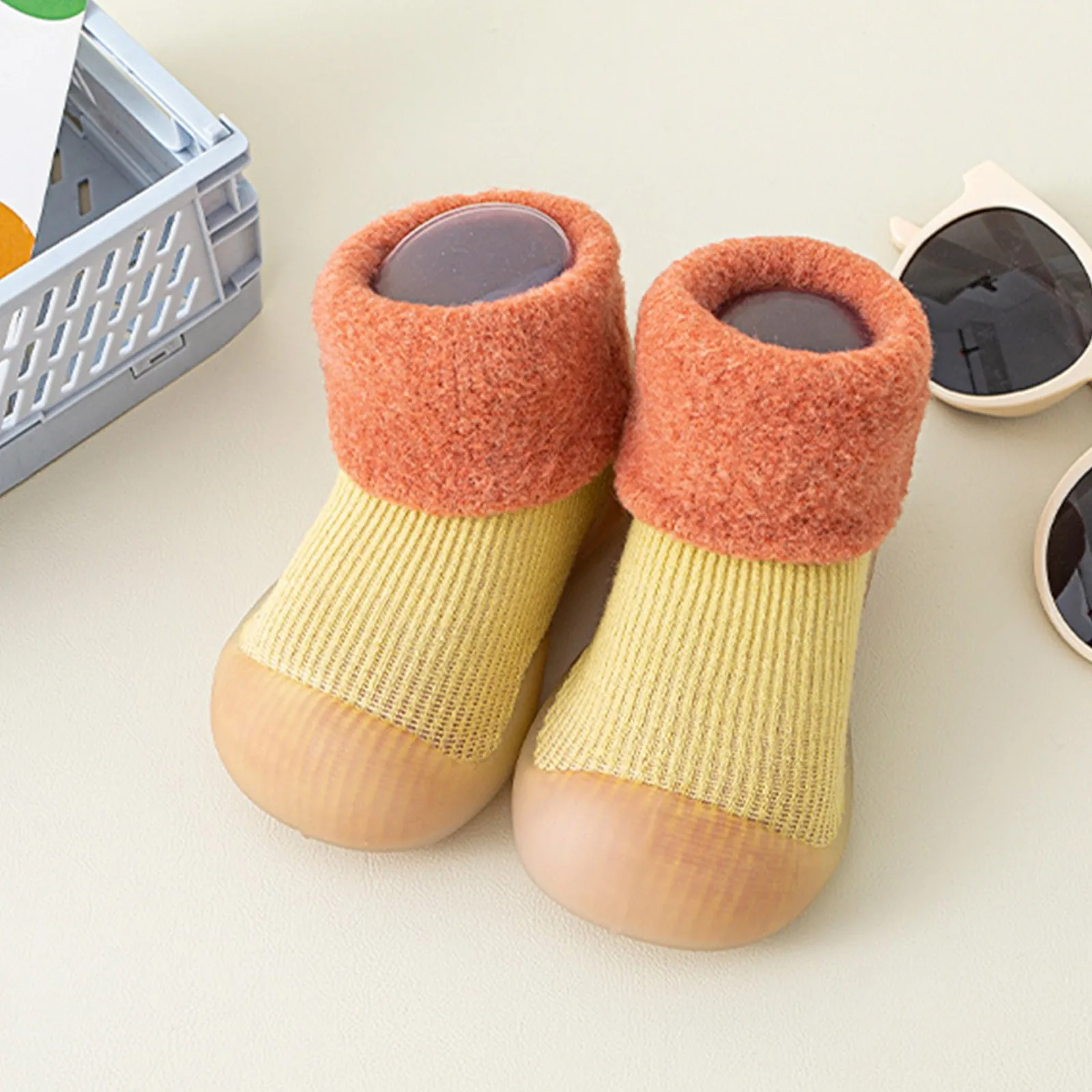 Thickened Kids Socks Shoes Winter Super Warm Baby Toddler Boots Boys Girl Sneakers Newborn Indoor Shoes Floor Footwear Prewalker