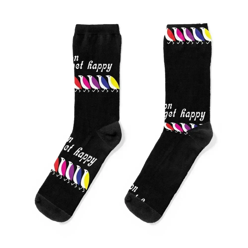 

C'mon Get Happy Socks sport gift Toe sports hiphop Socks For Girls Men's