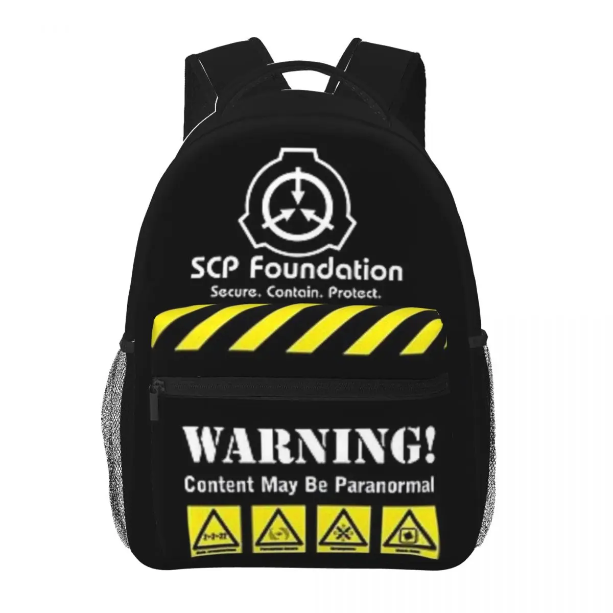 

SCP Foundation MTF Pack New Fashion High Capacity Waterproof Backpack Trendy Girls Boys Laptop School Book Bag 16inch