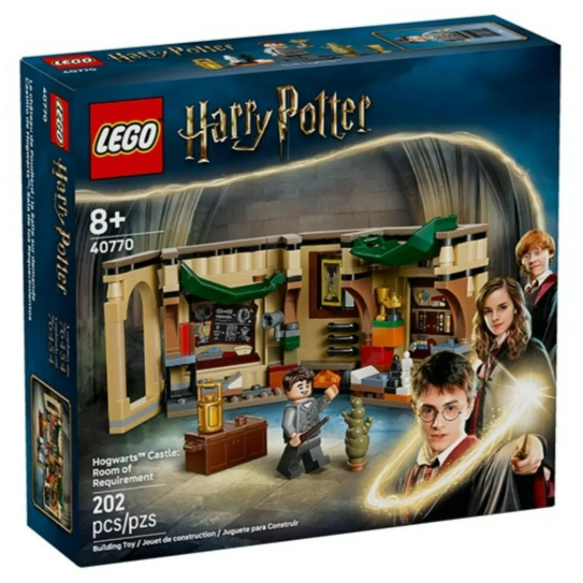 LEGO ®   40770 Harry Potter ™   Hogwarts ™   Castillo: Juguete de construcción Room of Requirement para niños y fanáticos de 8 años en adelante, 202 piezas