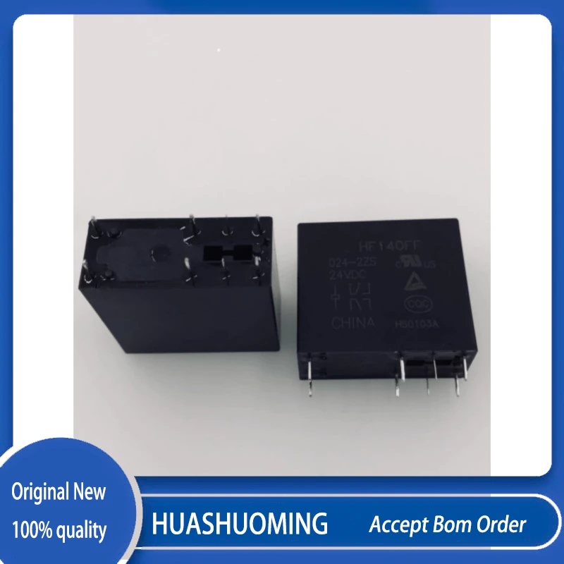 10Pcs/Lot   New   JZX-140FF HF140FF 024-2ZS JZX-140FF-024-2ZS  HF140FF-024-2ZS 8PINS 10A 24VDC