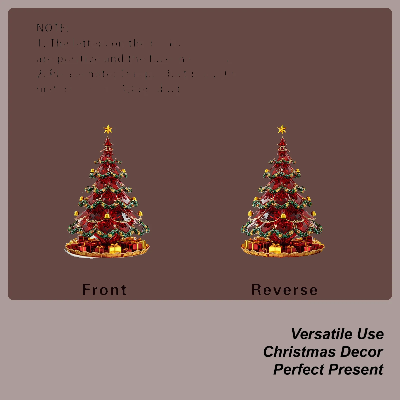 2D Acrylic Christmas Table Centerpiece Christmas Tree Ferris Wheel Carousel Sign Decor Seasonal Centerpiece For Home Desktop