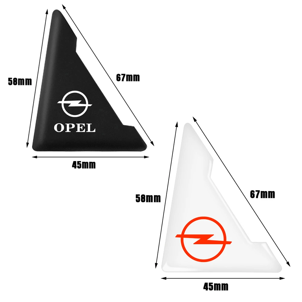 2/4Pcs Car Door Corner Covers Auto Body Anti-Collision Scratch Guard Sticker For OPEL Zafira Astra Mokka Movano Vectra Insignia