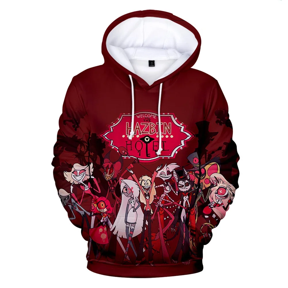 Sweat à capuche graphique Anime pour homme, impression complète 3D, streetwear tendance PVD, pull de dessin animé, Halloween, carnaval, démon imbibé