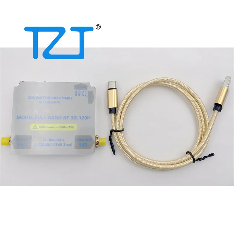 TZT F-3GHZ-120DB Bidirectional Digital Control RF Attenuator High Isolation Attenuator Module 0.25DB Stepping