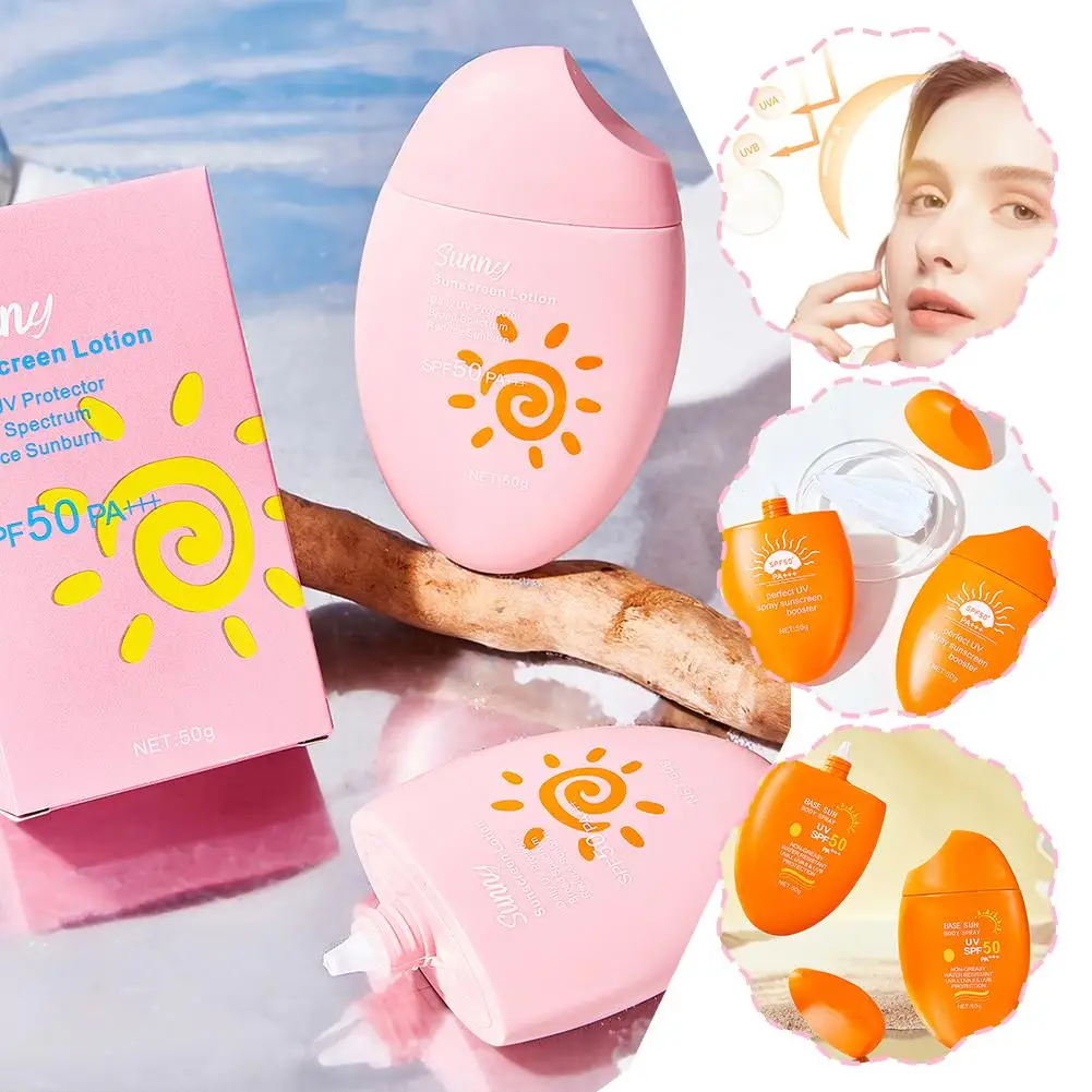 

Body Sunscreen SPF 50 Light Thin Refreshing Sunscreen Protector Solar Sun Protection Cream Solar Blocker For Korean Women F F5Z9