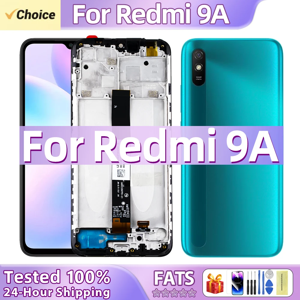 6.53\'\' For Redmi 9A LCD Display Touch Screen For Xiaomi Redmi 9A,M2006C3LG, Dandelion LCD Assembly Replacement