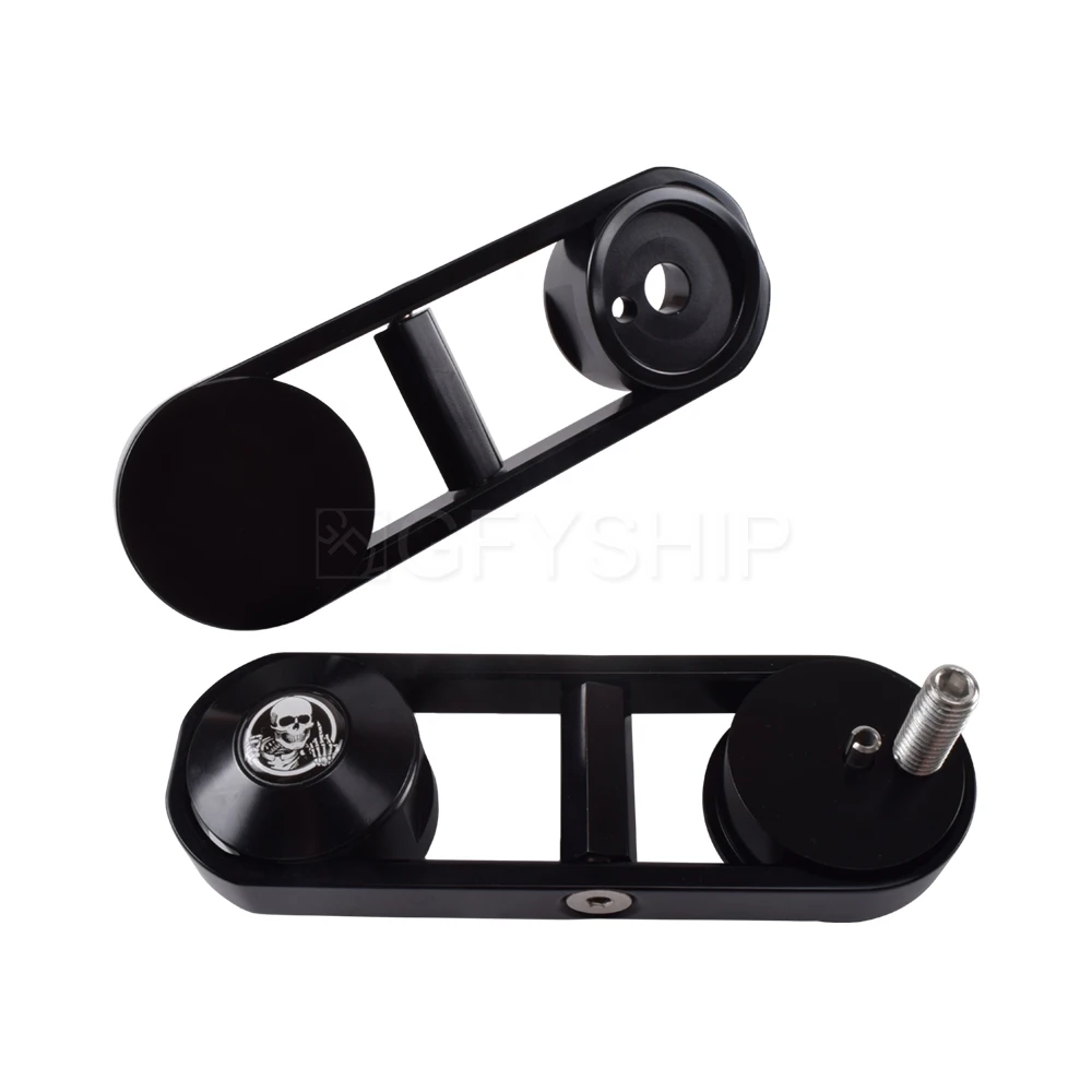 

For Harley Trike ALL Models Tri Glide 1996-2013 Motorcycle Adjustable Mirror Mount 180 Degree Fairing Rearview Mirror Adjuster