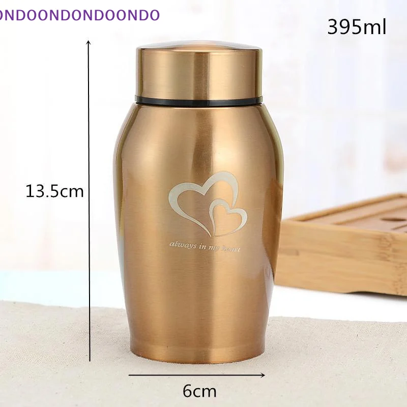 Stainless Steel Pet Memorial Urn Box Moisture Proof Sealed Lid for Dog Cat Cremation  Keepsake Home Display