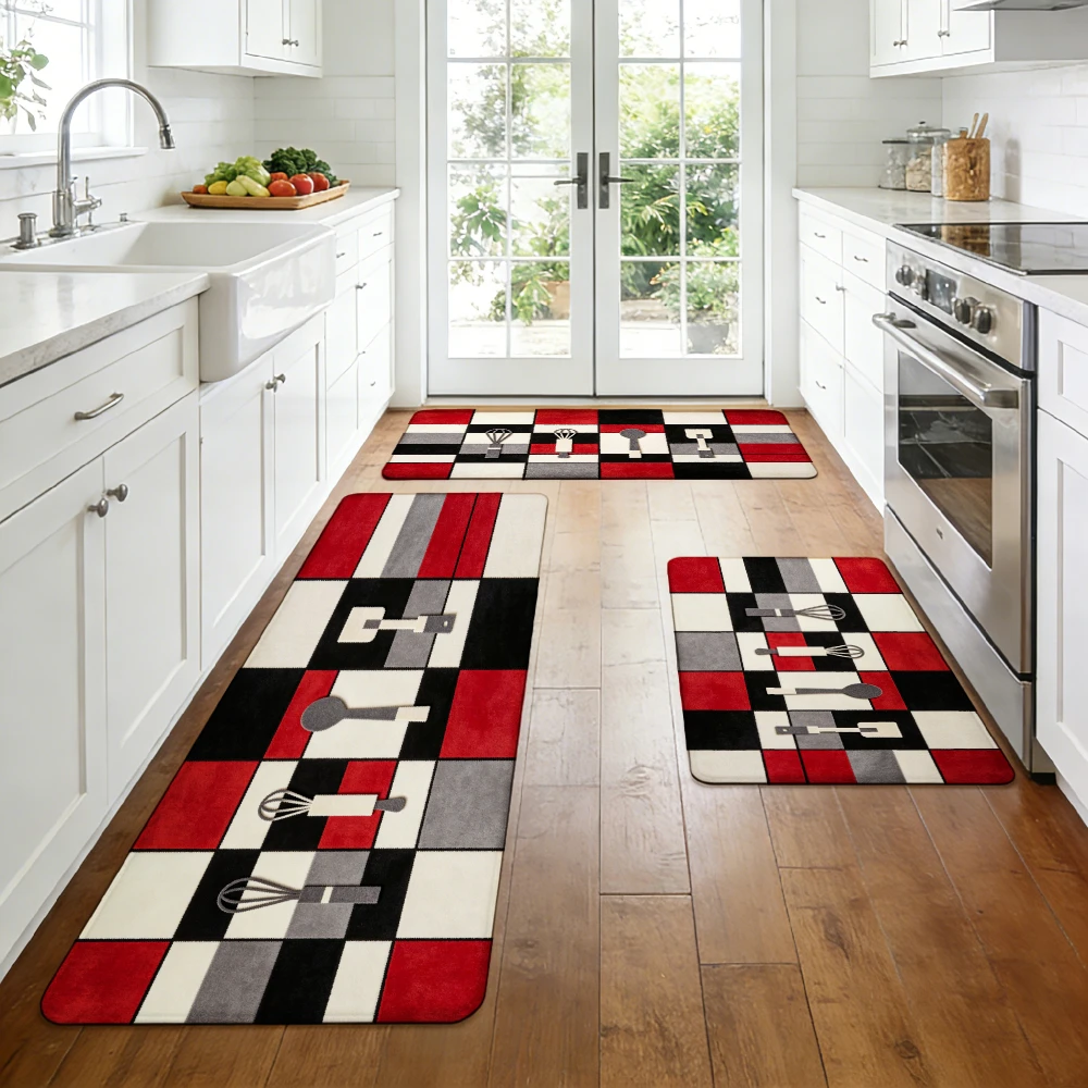 سجادة مطبوعة بنقشة مربعات بالل - مراجعة Aisle Runner White وسعره