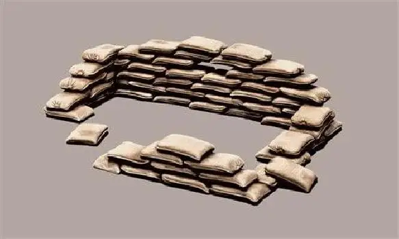 Italeri-layout accessories, modeling. 1:35 scale trench sacks plastic model material accessories for m