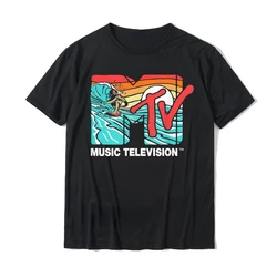 Fashion Man T Shirt Mademark X MTV - MTV Catch A Wave MTV Surfer Logo Vintage Graphic TShirt Male Oversized T Shirt Camisetas