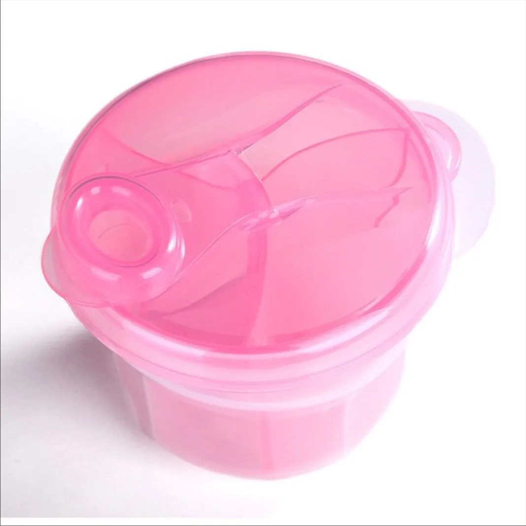 3 Grid Portable Milk Powder Formula Dispenser BPA Free Food Container Infant Bean Storage Box for Kid Care Toddler Travel Bottle