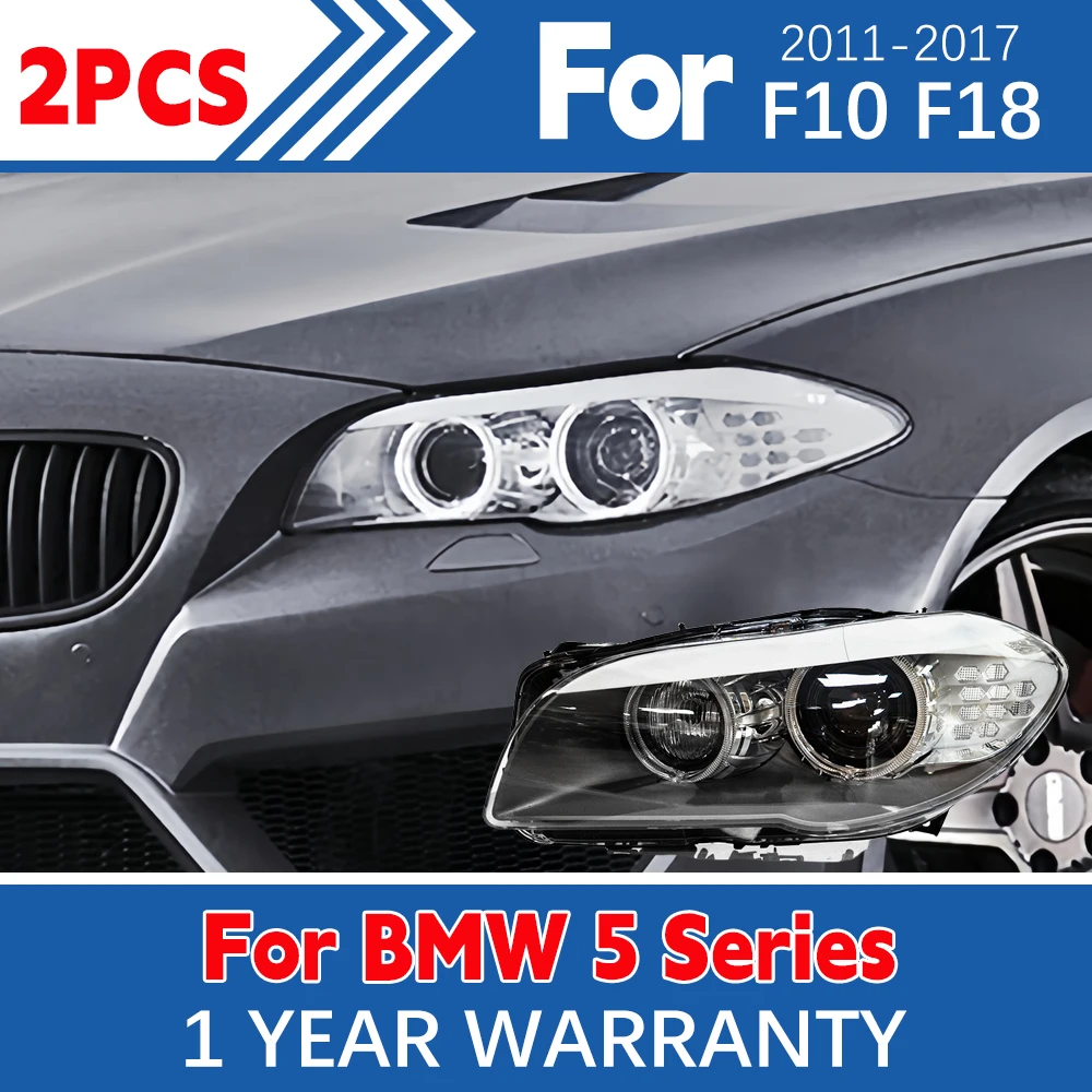 

2 шт. для фар Bmw 5 серии F10 2011-2017 550I 535I 528I 530I ксеноновые фары в сборе без Afs 12 В светодиодные