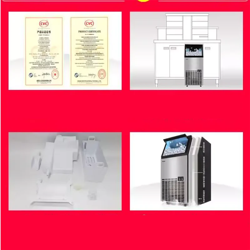 

Ice Making Machine Automatic Small Commercial Home Ice Cube Block Maker Ice Maker Machine for Business Sale Drinks