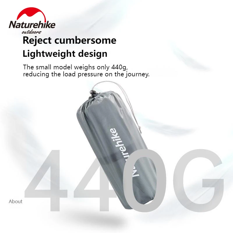 Naturehike R5.8 نفخ فراش كيس النوم في الهواء الطلق المشي لمسافات طويلة العزل وسادة هوائية خفيفة للغاية قابلة للطي حصيرة