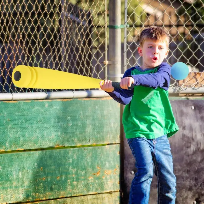 

Soft Baseball Bat Soft Ball Batting Practice Toys Swing Training Interactive Accessory Sports Playing Tool For Kids Boys Girls