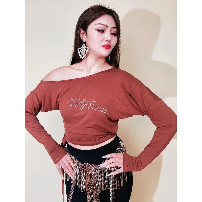 Customized Belly Dance Costumes Modal One Collar Top