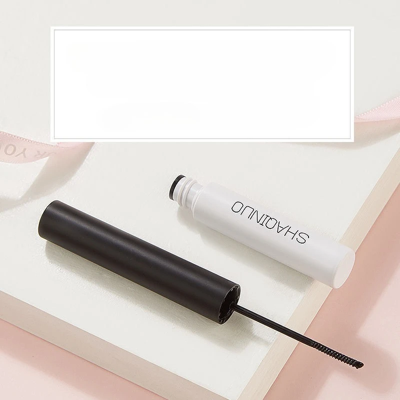 ブラック ホワイト チューブ マスカラ マイクロファイン ブラシ ナチュラル ボリューム カール 汚れ防止 24 時間着用 敏感な目にも防水 日常使用