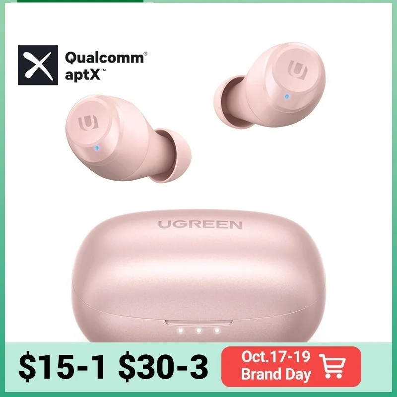 To TWS Wireless Bluetooth 5.0 Earphones Qualcomm aptX True Wireless Stereo Earbuds Superbass Headphones 27H Playtime 2 Mode