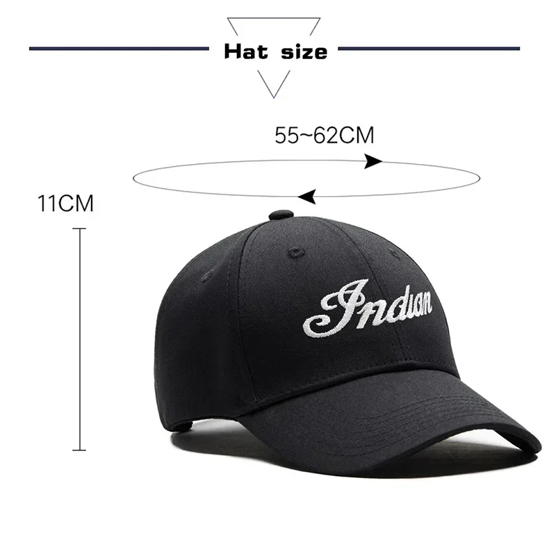 Motorcycle Embroidery Hats Casual Baseball Caps Sunscreen Hat For Indian Scout FTR CHIEF SPRINGFIELD CHIEFTAIN ROADMASTER