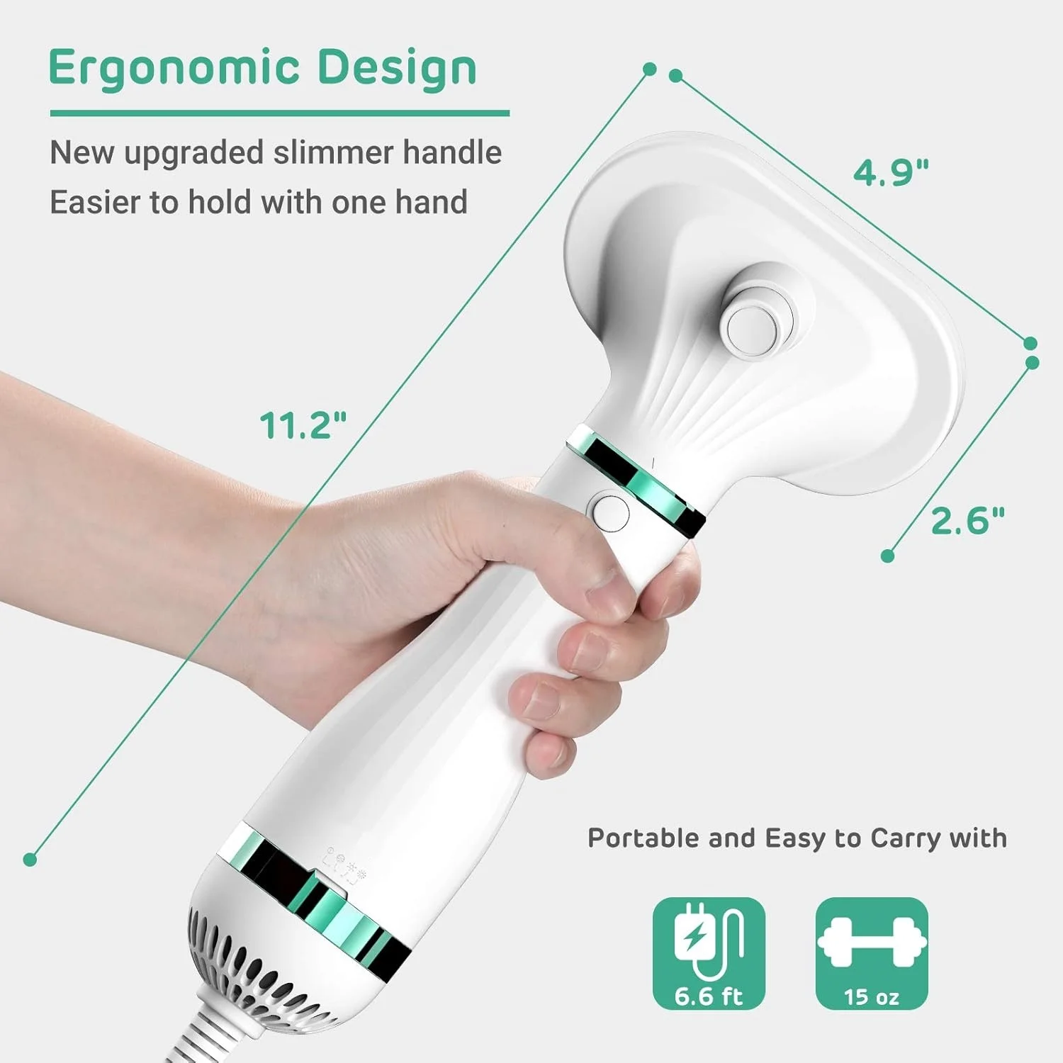 Pet Dogs Dryer Hair Dryer for Dogs 2 in 1 Handheld Dog Slicker Brush and Dog Hair Dryer Dog Grooming Equipment Drying Machine